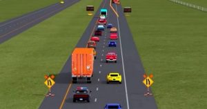 ¿Sabes qué es el efecto cremallera en la carretera?
