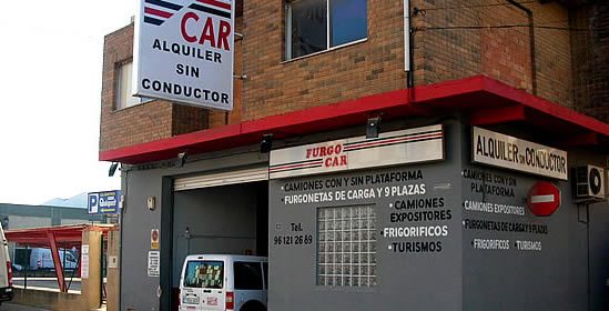 Oficina de Alquiler de Furgonetas en Valencia Beniparrel. Furgocar