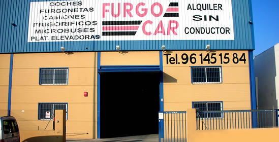 Oficina de Alquiler de Furgonetas en Valencia Rafelbunyol. Furgocar